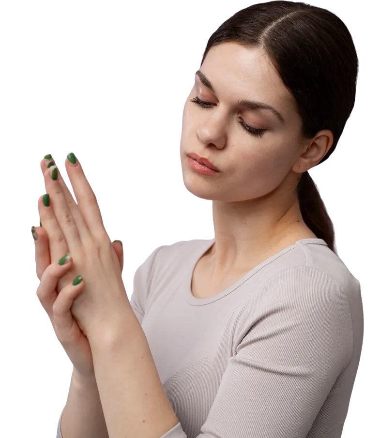 Beautiful portrait of young adult